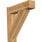 Ekena Millwork Traditional Block Rough Sawn Outlooker, Western Red Cedar, 8"W x 30"D x 30"H OUT08X30X30TRA05RWR - alternate 1